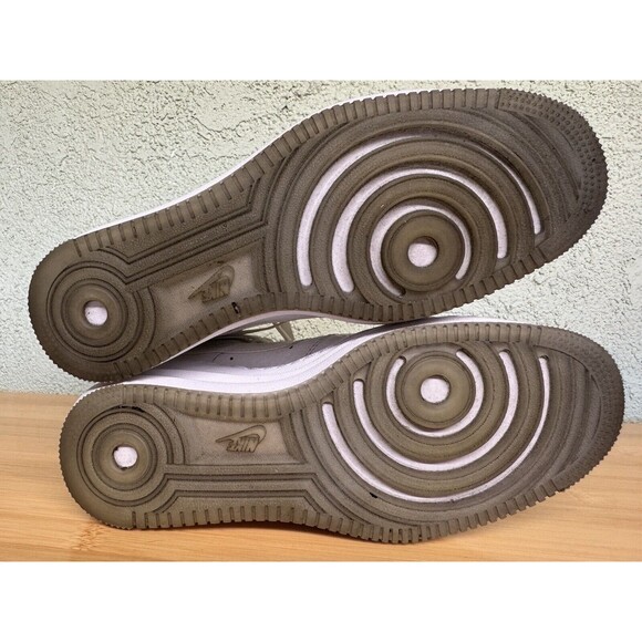 Size 7.5 - Nike Lunar Force 1 Sky Premium High Triple White W 654850-101 - Picture 10 of 12